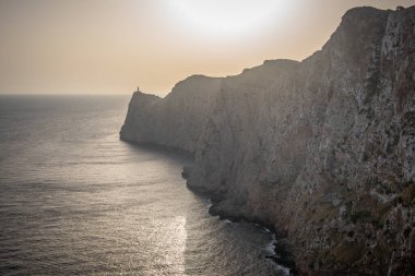 Cap de Formentor 'un genel görüşü, Mallorca, İspanya