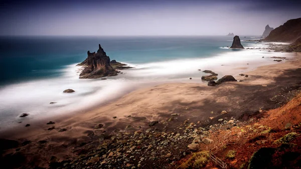 Playa de Benijo, Tenerife Adası, Kanarya Adaları, İspanya