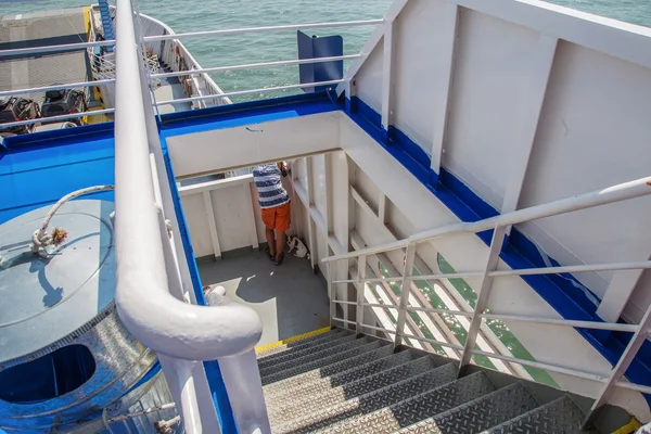 Escalera en un ferry — Foto de Stock