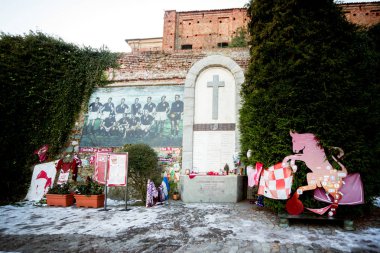 Italy, Piedmont, Superga basilica, Torino football memorial clipart
