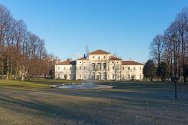 villa park görünümünü della Tesoriera Turin, Piedmont.