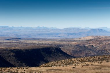 Dağ Zebr dağ aralığının kesinlikle güzel görünümü