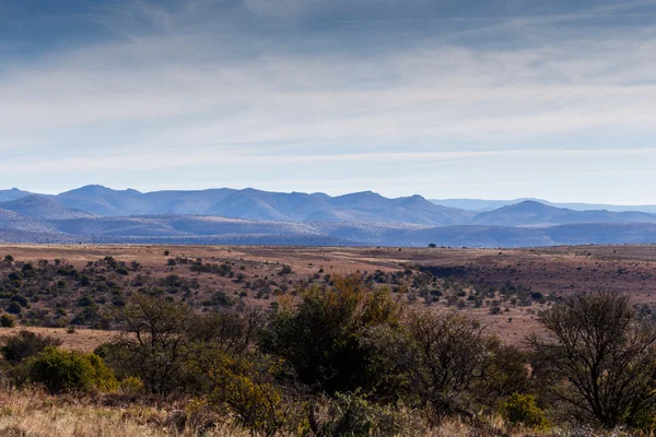 Día nublado en las montañas en Mountain Zebra — Foto de Stock