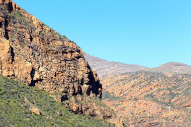 Mountain view çim büyüyen ile