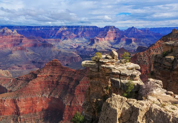 Güney Rim Grand Canyon, Arizona, Amerika St heyecan verici görünümünden — Stok fotoğraf