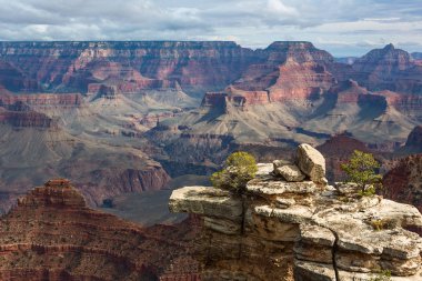 İnanılmaz doğal görünümünü nefes kesici manzara Grand Kanyon Milli Parkı, Arizona'da bize