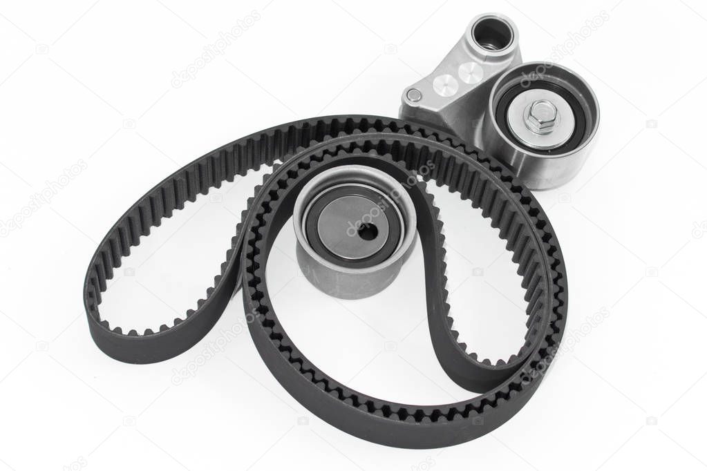 Spare parts for the ca r. Kit of timing belt with rollers on a l