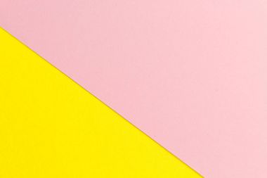 Sarı ve pembe kağıt doku arka plan rengi. Trend renkleri,