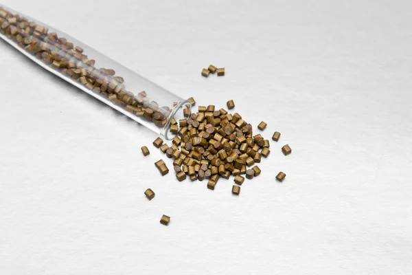Plastic pellets . Plastic raw materials in granules for industry