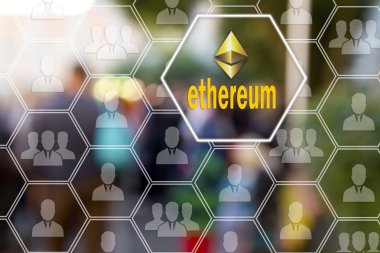 Ethereum dokunmatik ekran ağ üzerinde
