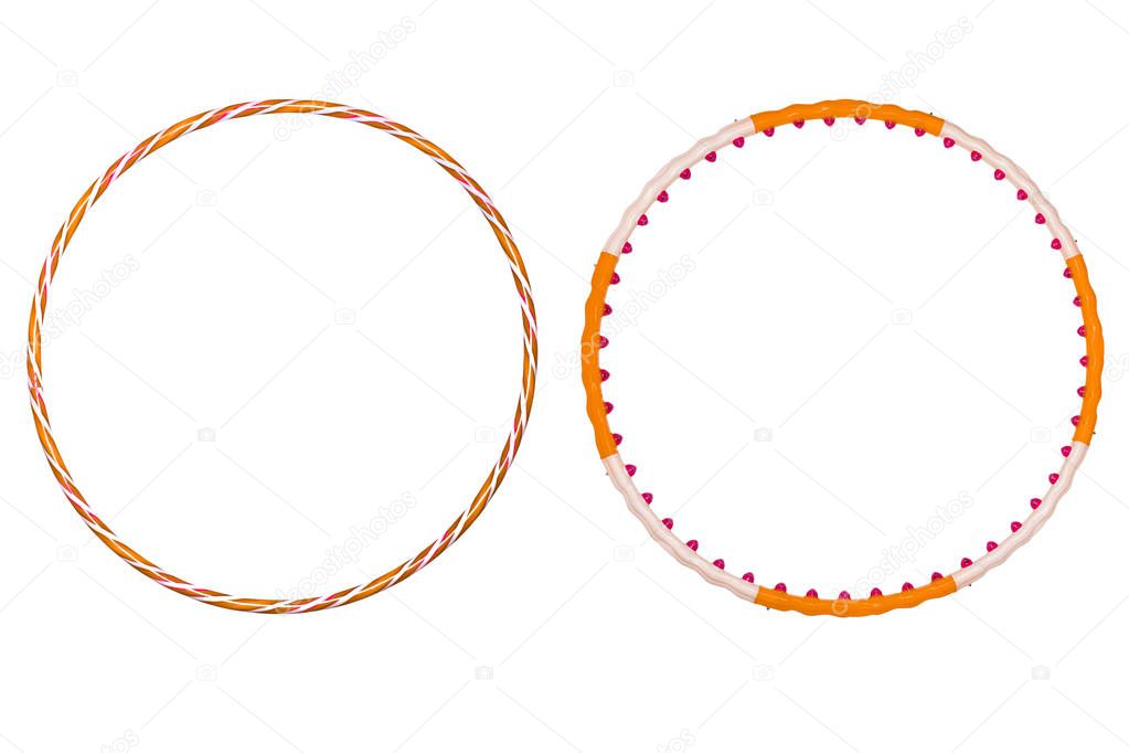The hula Hoop isolated on white background