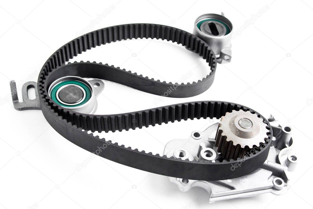 Spare parts for the ca r. Kit of timing belt with rollers on a l