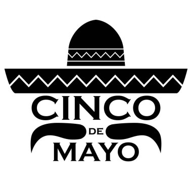 Cinco De Mayo ikonu. Vektör illüstrasyonu