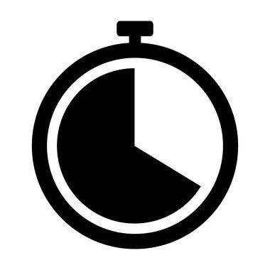 Kronometre vektör simgesi. vektör çizim