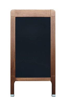 Restoran Menü kara tahta Isolated beyaz