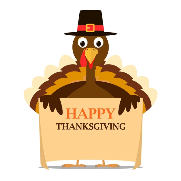 Happy Thanksgiving firande Design. Vektorillustration — Stock vektor