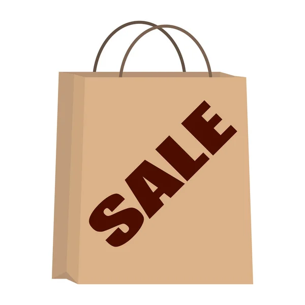 Πώληση διάνυσμα τσάντα για ψώνια. Εικονογράφηση διάνυσμα — Διανυσματικό Αρχείο