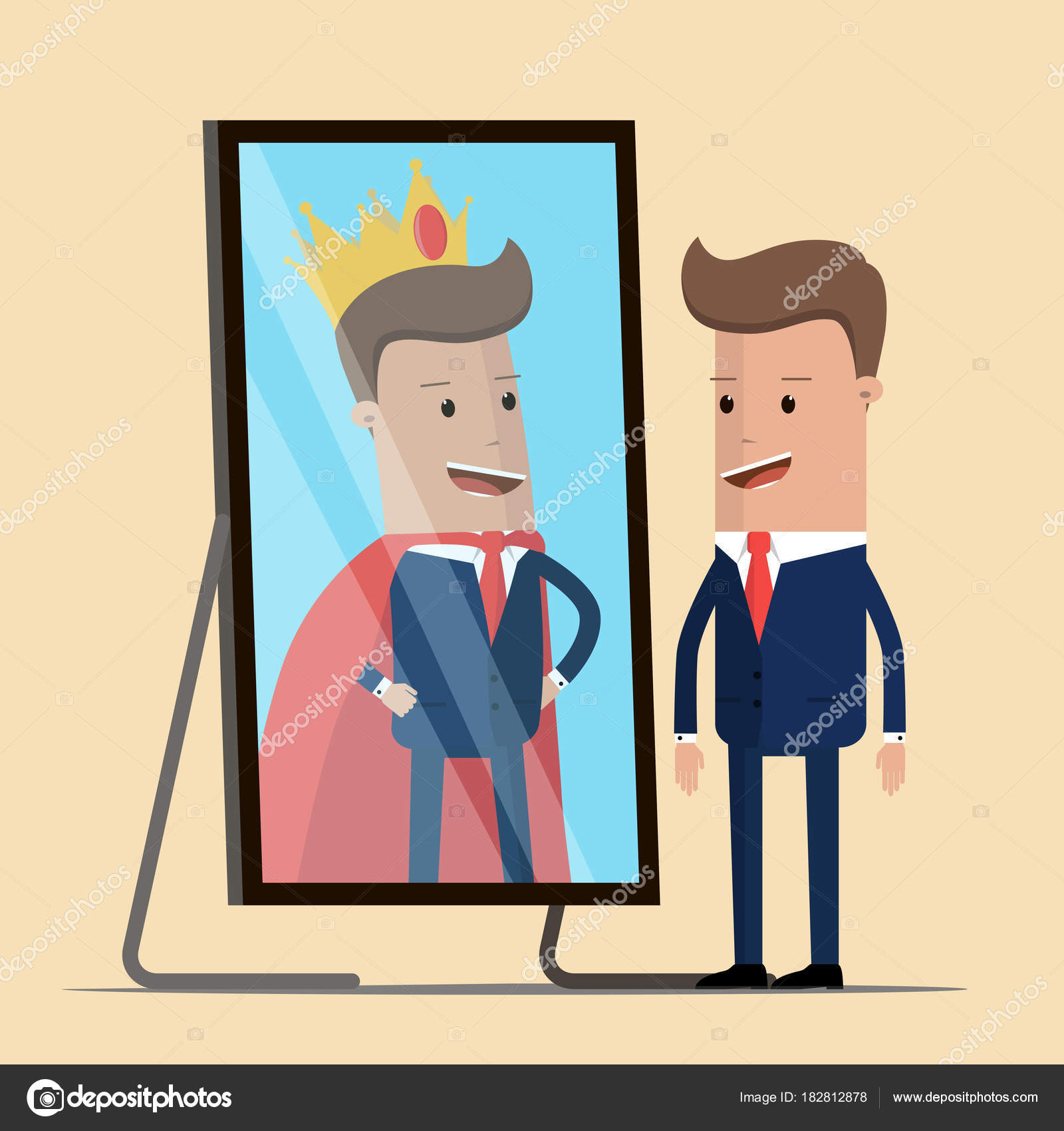 Looking in mirror Vector Art Stock Images | Depositphotos Looking in mirror Vector Art Stock Images | Depositphotos