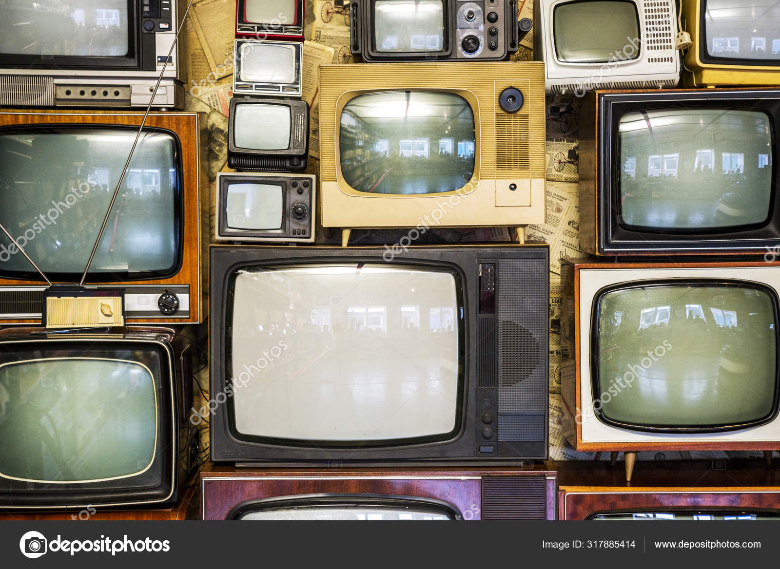 Old television tubes