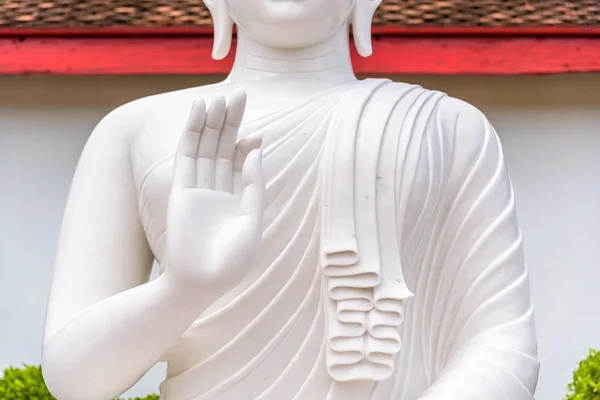 Das weiße Buddha-Bild. — Stockfoto