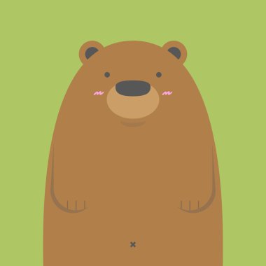 şirin büyük boz ayı