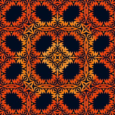 Vektör kusursuz desen. Renkli etnik süs. arabesque biçimi