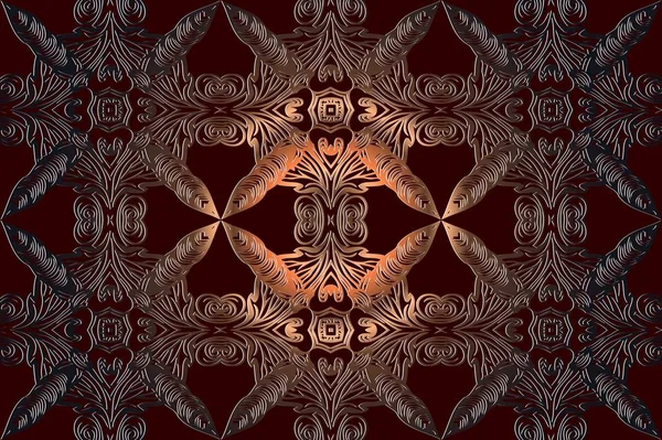 Textur, Hintergrund abstrakte geprägte symmetrische Muster viktorianischen Stil Vektor Illustration — Stockvektor