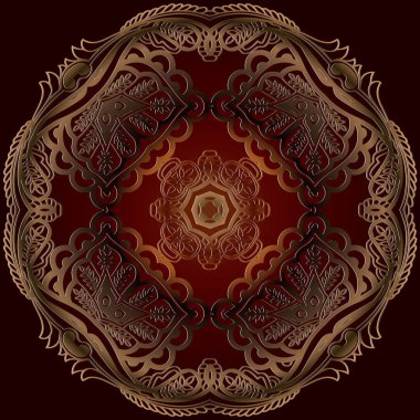 Antika rokoko stili dekoratif desenli retro süsleme işlemeli vektör vintage sınır çerçevesi