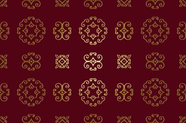arka plan bordo renk öğeleri vintage kabarık altın desen
