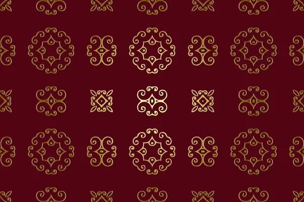 arka plan bordo renk öğeleri vintage kabarık altın desen