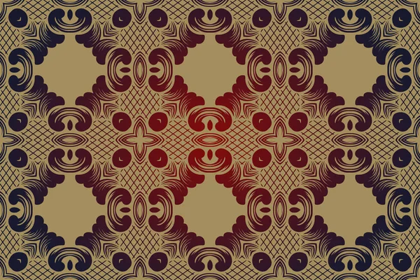 Geometrisches Muster. abstrakte Retro-Textur für Tapeten und Hintergrund — Stockvektor