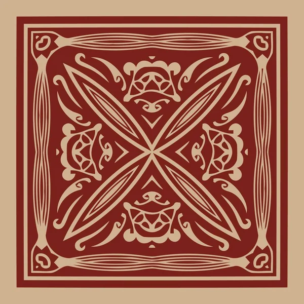 Antika rokoko stili dekoratif desenli retro süsleme işlemeli vektör vintage sınır çerçevesi