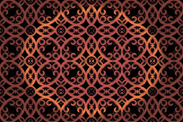 Nowoczesne pattern.creative bezszwowe geometryczne faliste linie ornament wektor ilustracja. Do projektowania wnętrz, Tapety — Wektor stockowy