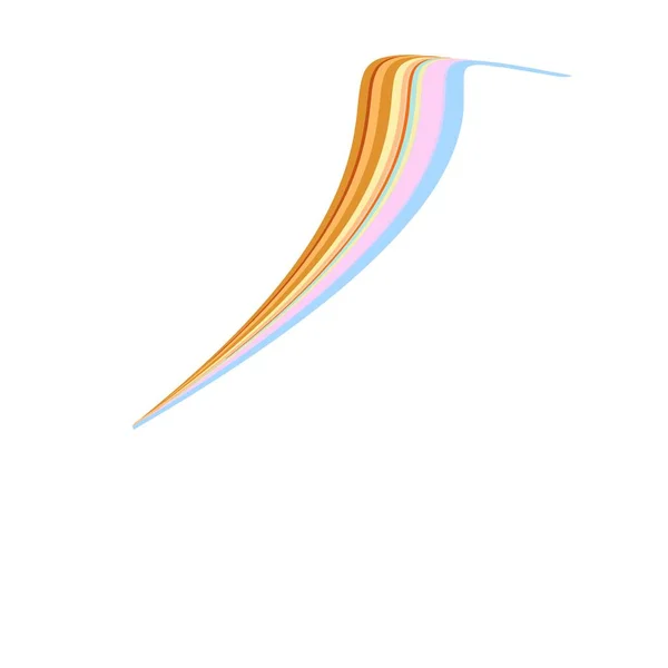 Objeto Diseño Logotipo Abstracto Con Textura Líneas Onduladas Colores — Archivo Imágenes Vectoriales