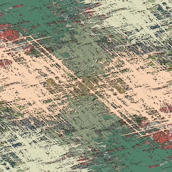 Texture Grunge Colorée Abstraite Coups Pinceau Chaotiques Pour Conception Papier — Image vectorielle