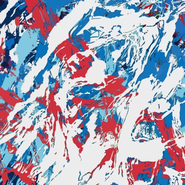 Renkli çizgilerin şekillerinin ve boya lekelerinin soyut arkaplan bulanık dokusu.