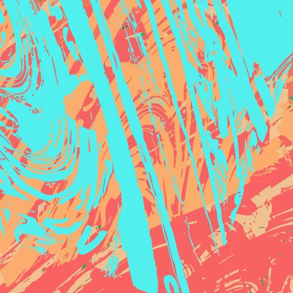 Абстрактный Фон Размыта Текстура Форм Цветных Линий Пятен Краски — стоковый вектор