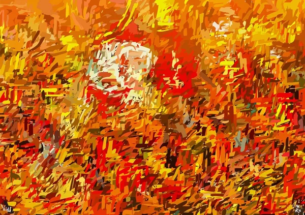 Абстрактный Фон Психоделическая Текстура Мазков Кисти Цветной Краски Размытых Линий — стоковый вектор