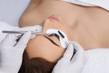 Kirpik uzantıları. Sahte kirpik. 