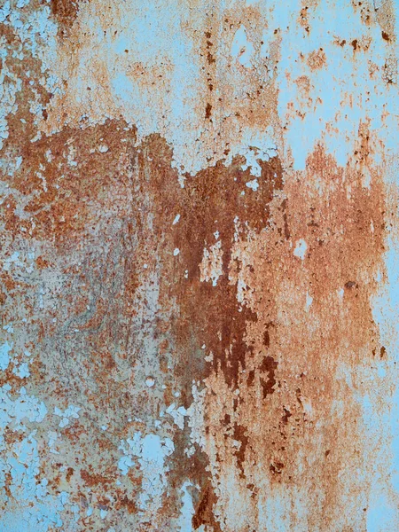 Abstract rusty, weathered blue metal background. — Stock Photo, Image