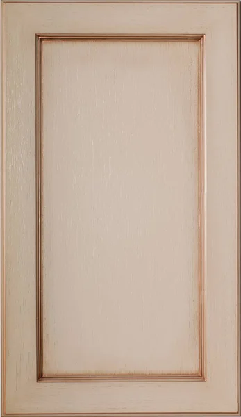 Klassieke licht bruin keuken kast deur — Stockfoto