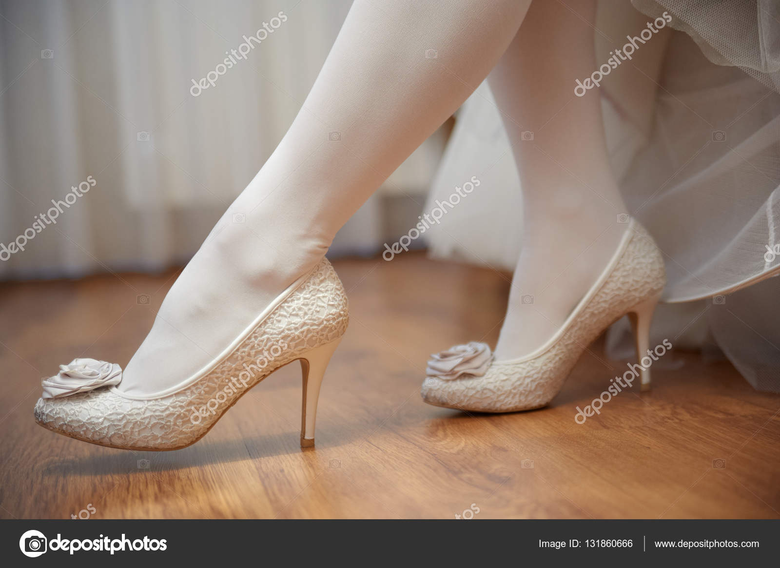 white stockings legs