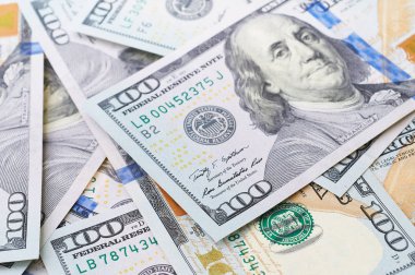 Yüz dolar faturaları arka plan