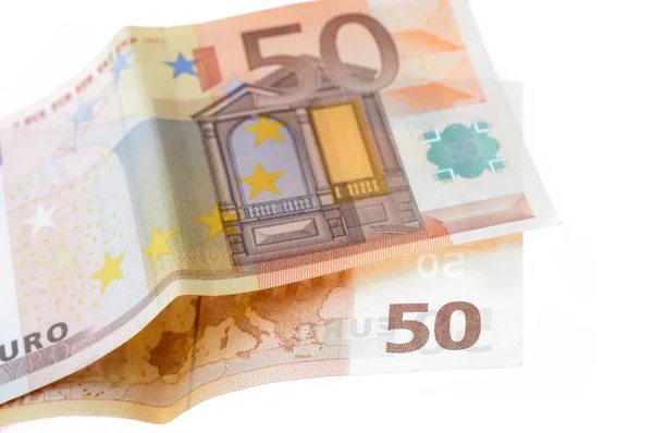 2:50 ユーロ紙幣 — ストック写真