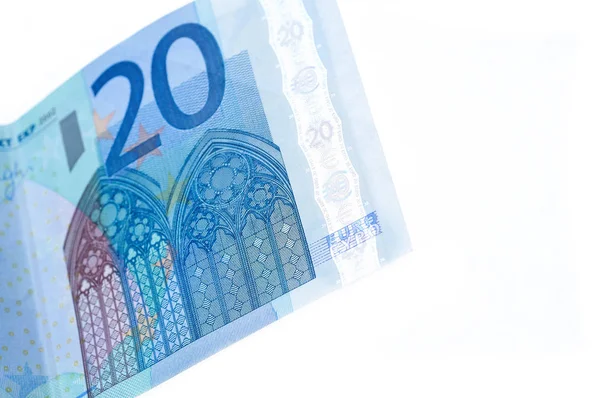 分離 20 ユーロ紙幣 — ストック写真