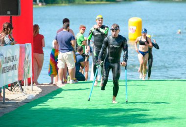 Triatlon Ukrayna ve Bila Tserkva fincan fincan. 24 Temmuz 2016 