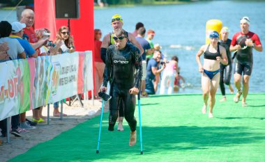 Triatlon Ukrayna ve Bila Tserkva fincan fincan. 24 Temmuz 2016 