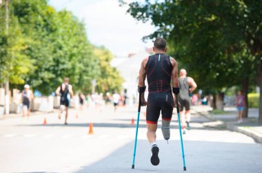 Triatlon Ukrayna ve Bila Tserkva fincan fincan. 24 Temmuz 2016 