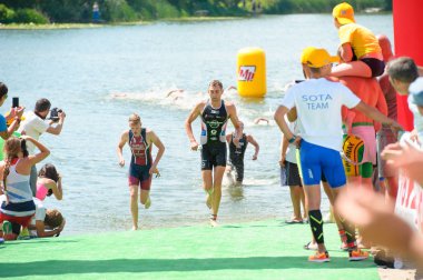 Triatlon Ukrayna ve Bila Tserkva fincan fincan. 24 Temmuz 2016 