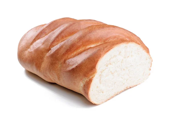 Pan de pan. Aislado sobre blanco — Foto de Stock